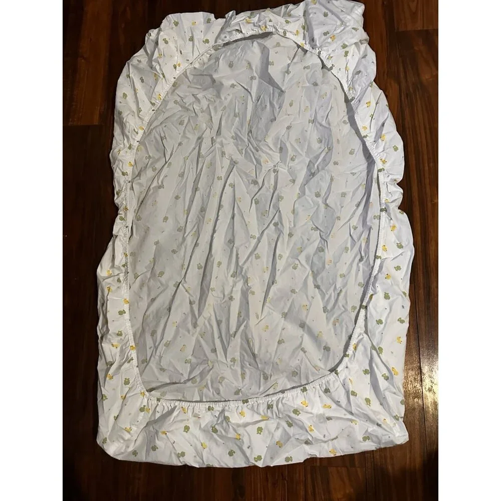 Carter’s Just One You Dragonflies Frogs Ducks RARE PATTERN‎ Fitted Crib Sheet